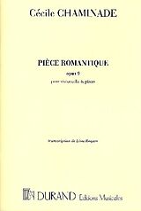 Cecile Louise S. Chaminade Notenblätter Pièce romantique op.9
