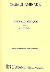Cecile Louise S. Chaminade Notenblätter Pièce romantique op.9 pour flûte