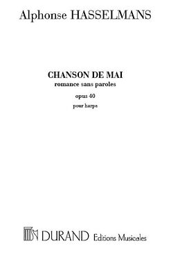 Alphonse Hasselmans Notenblätter Chanson de Mai op.40