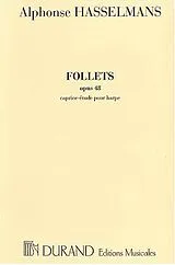 Alphonse Hasselmans Notenblätter Follets op. 48 pour harpe