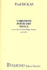 Paul Dukas Notenblätter Variations, interlude et finale sur