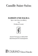 Camille Saint-Saens Notenblätter Samson et Dalila