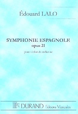 Edouard Victor Antoine Lalo Notenblätter Symphonie espagnole op.21