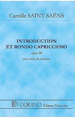 Camille Saint-Saëns Notenblätter Introduction et rondo capriccioso