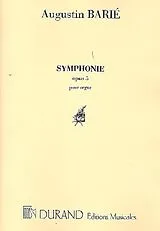 Augustin Barié Notenblätter Symphonie op.5