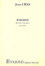 Jean Cras Notenblätter Paysage