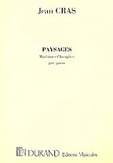 Jean Cras Notenblätter Paysage