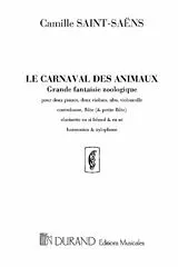  Notenblätter Le Carneval des animaux pour