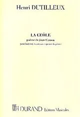 Henri Dutilleux Notenblätter La Geôle