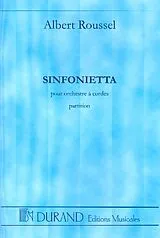 Albert Charles Paul Roussel Notenblätter Sinfonietta op.52