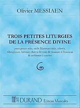 Olivier Messiaen Notenblätter 3 petites liturgies de la présence