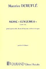 Maurice Duruflé Notenblätter Messe cum jubilo a une voix