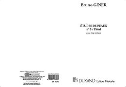 Bruno Giner Notenblätter Etudes de peaux vol.5
