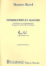 Maurice Ravel Notenblätter Introduction et Allegro pour harpe soliste