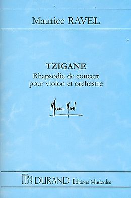 Maurice Ravel Notenblätter Tzigane rhapsodie de concert