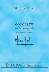 Maurice Ravel Notenblätter Concerto pour la main gauche