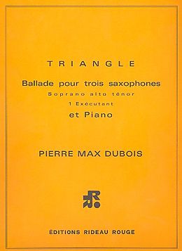 Pierre Max Dubois Notenblätter Triangle pour 3 saxophones (SAT)