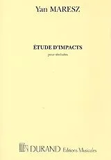 Yan Maresz Notenblätter Etude dimpacts für Timbales