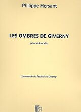 Philippe Hersant Notenblätter Les ombres de Giverny