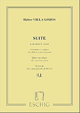 Heitor Villa-Lobos Notenblätter Suite pour chant et violon