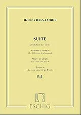 Heitor Villa-Lobos Notenblätter Suite pour chant et violon