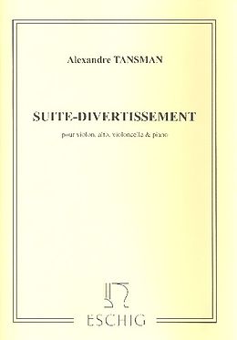 Alexandre Tansman Notenblätter Suite-Divertissement pour