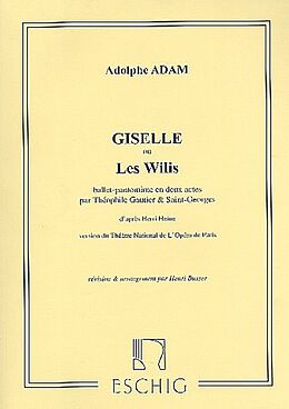Adolphe Charles Adam Notenblätter Giselle ballet-pantomime en 2 actes
