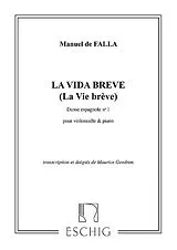 Manuel de Falla Notenblätter Danse no.1 de La vie brève