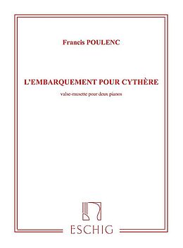 Francis Poulenc Notenblätter Lembarquement pour Cythere