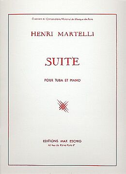 Henri Martelli Notenblätter Suite op.83 pour tuba et piano