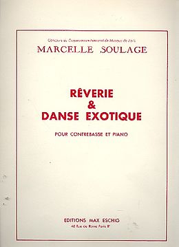 Marcelle Soulage Notenblätter Rêverie et danse exotique pour