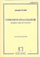 Antonio Vivaldi Notenblätter Konzert A-Dur für Gitarre und