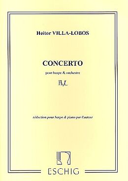 Heitor Villa-Lobos Notenblätter Concerto pour harpe et orchestre