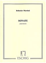 Bohuslav Martinu Notenblätter Sonate