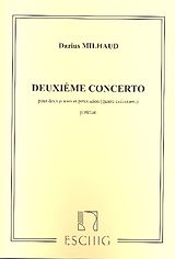Darius Milhaud Notenblätter Concerto no.2