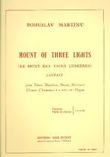 Bohuslav Martinu Notenblätter Mount of 3 Lights