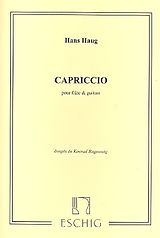 Hans Haug Notenblätter Capriccio für Flöte und Gitarre