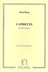 Hans Haug Notenblätter Capriccio für Flöte und Gitarre