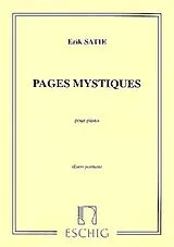 Erik Satie Notenblätter Pages mystiques