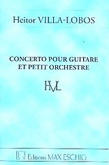 Heitor Villa-Lobos Notenblätter Concerto pour guitare et petit orchestre