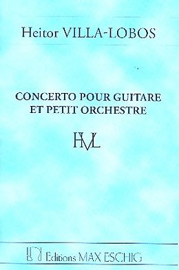 Heitor Villa-Lobos Notenblätter Concerto pour guitare et petit orchestre