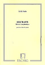 Erik Satie Notenblätter Socrate Drame symphonique en