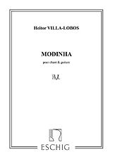Heitor Villa-Lobos Notenblätter Modinha