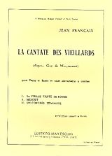 Jean Francaix Notenblätter La cantate des Vieillards