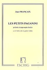 Jean Francaix Notenblätter Les petites Paganini prelude et