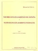 Manuel de Falla Notenblätter Noches en los jardines de Espana