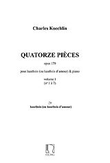 Charles Louis Eugene Koechlin Notenblätter 14 pièces vol.1 (nos.1-7) pour