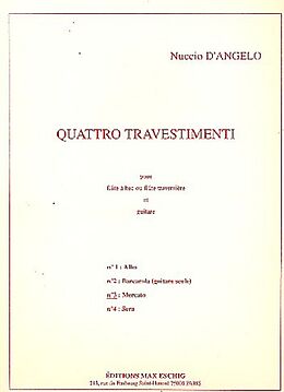 Nuccio d´ Angelo Notenblätter Mercato pour flute a bec (fl)