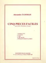 Alexandre Tansman Notenblätter 5 pièces faciles pour violon
