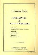 Ernesto Halffter Notenblätter Hommage a Salvador Dali